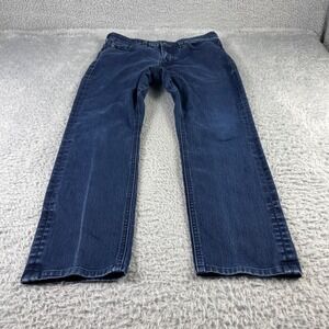 Levi's 513 Jeans Men's 32x30 Dark Wash Slim Straight Fit Waterless Denim